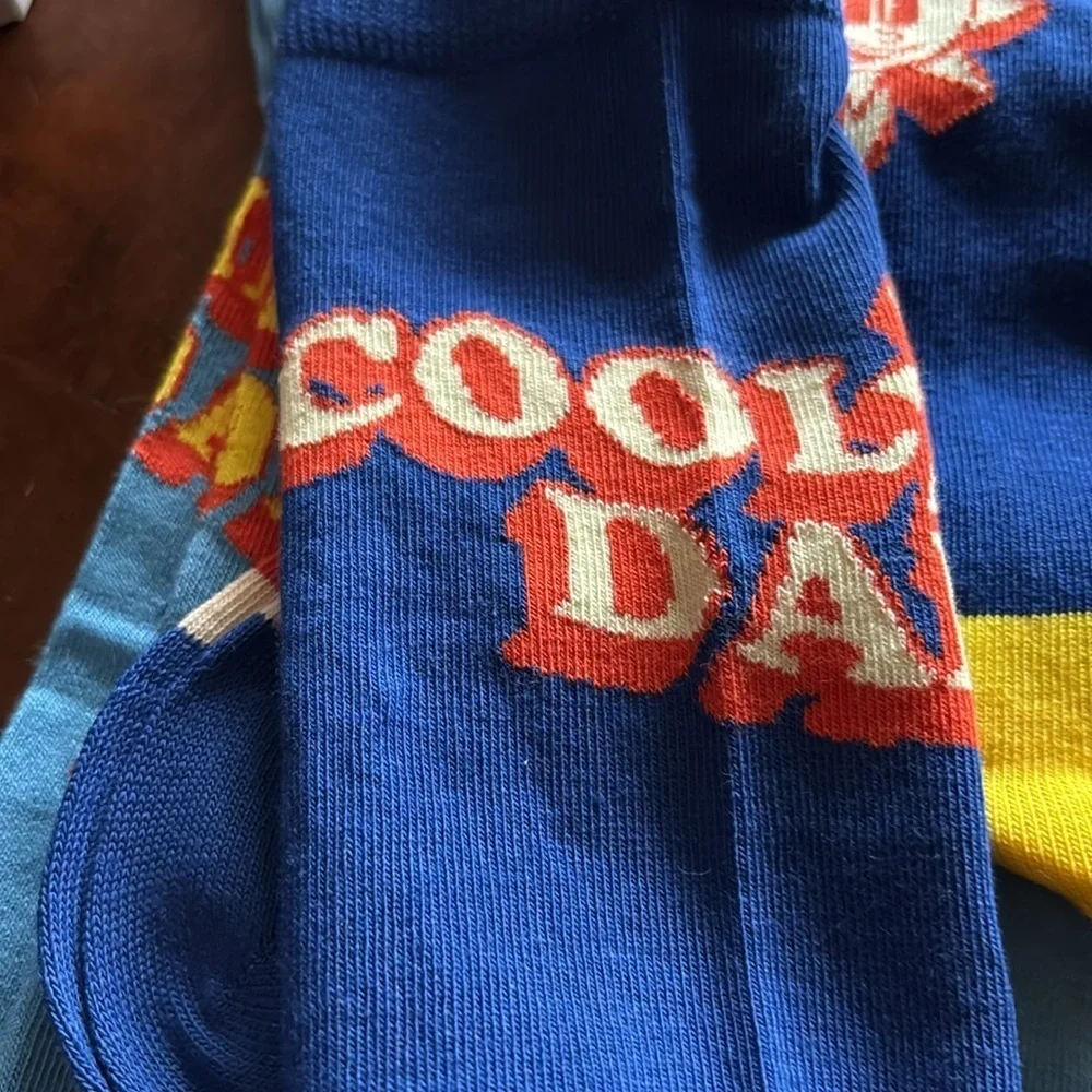 New Happy Socks Dads 3 pair Cool fun
